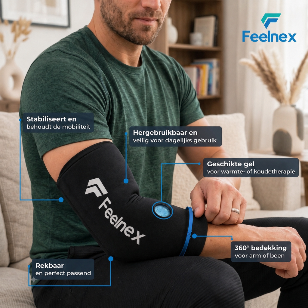 Feelnex Compressie Sleeve — Koude & Warme Therapie